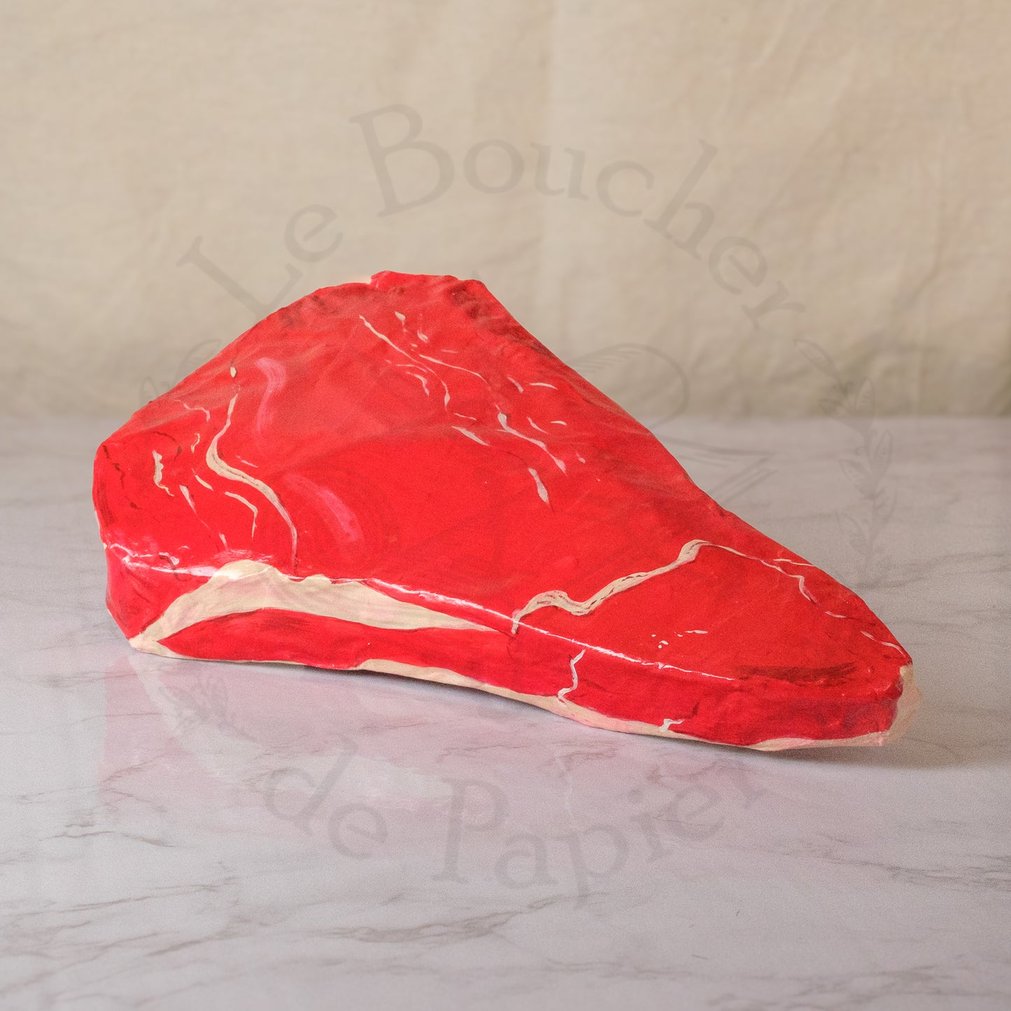 Papier Mâché Tri-Tip Steak