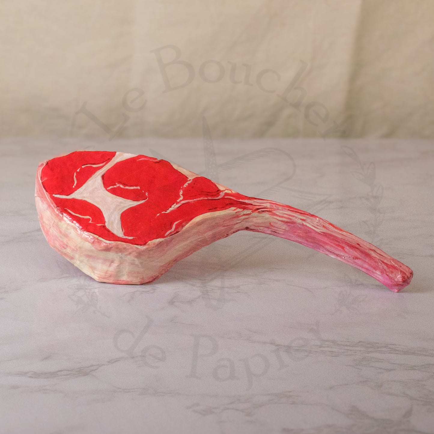Papier Mâché Tomahawk Steak