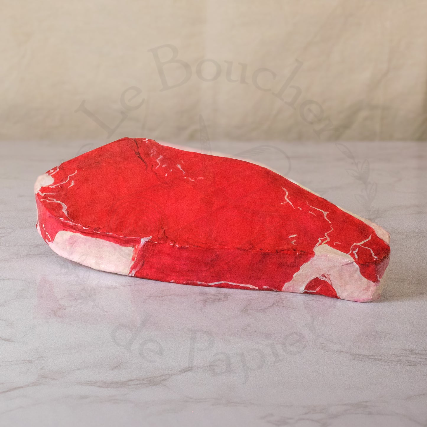 Papier Mâché New York Strip Steak