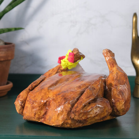Paper Mache Roast Chicken