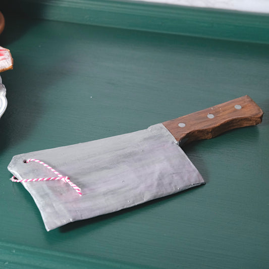 Paper Mache Meat Cleaver