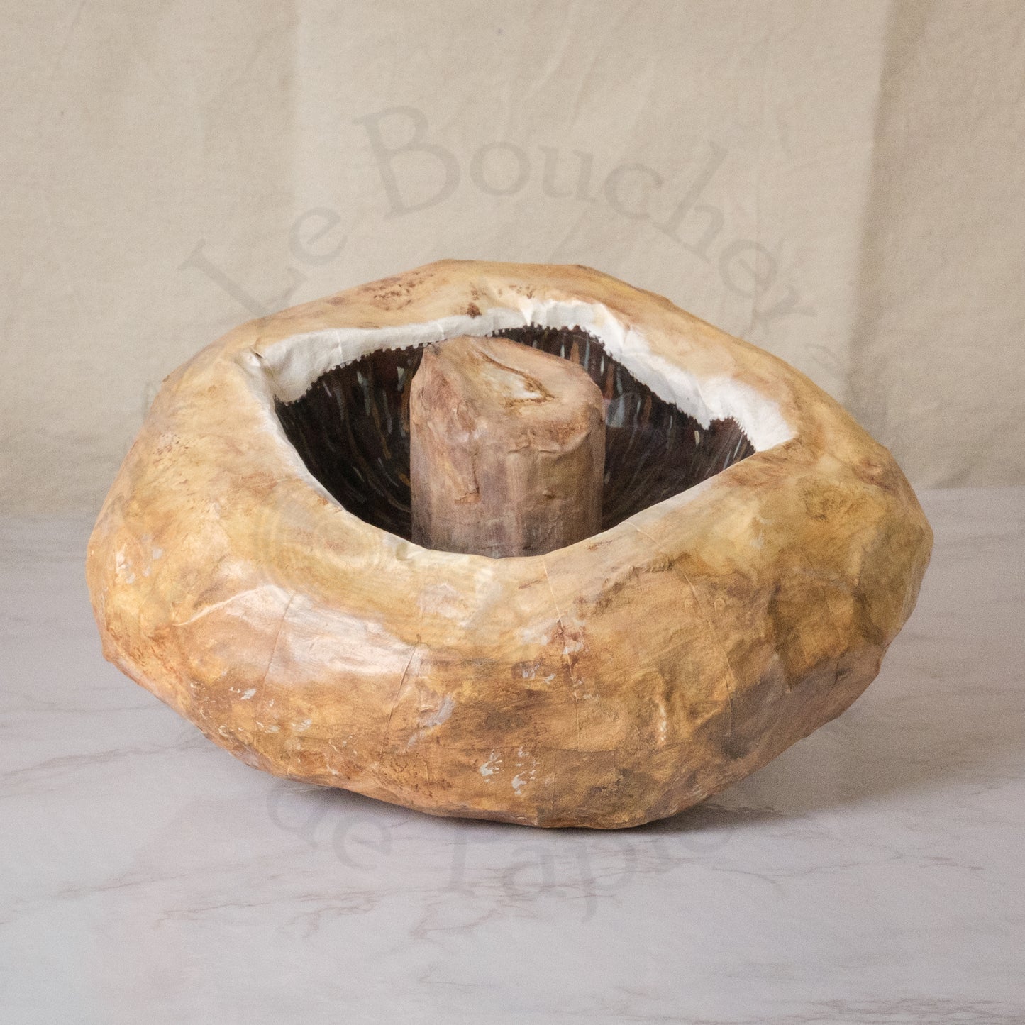 Papier Mâché Portobello Mushroom