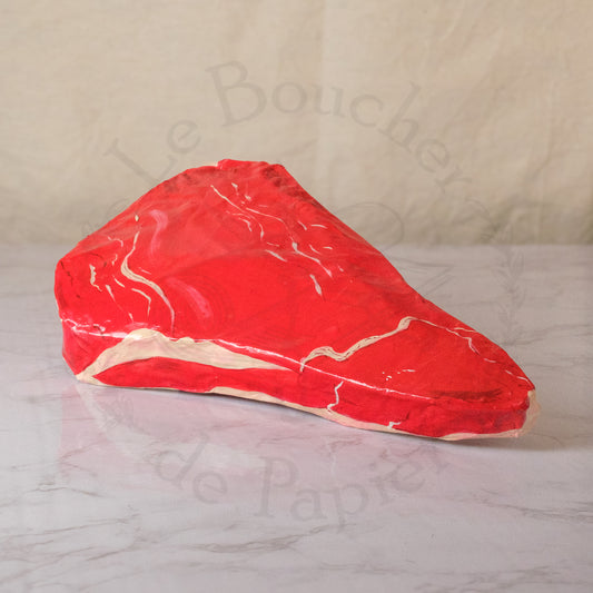 Papier Mâché Tri-Tip Steak