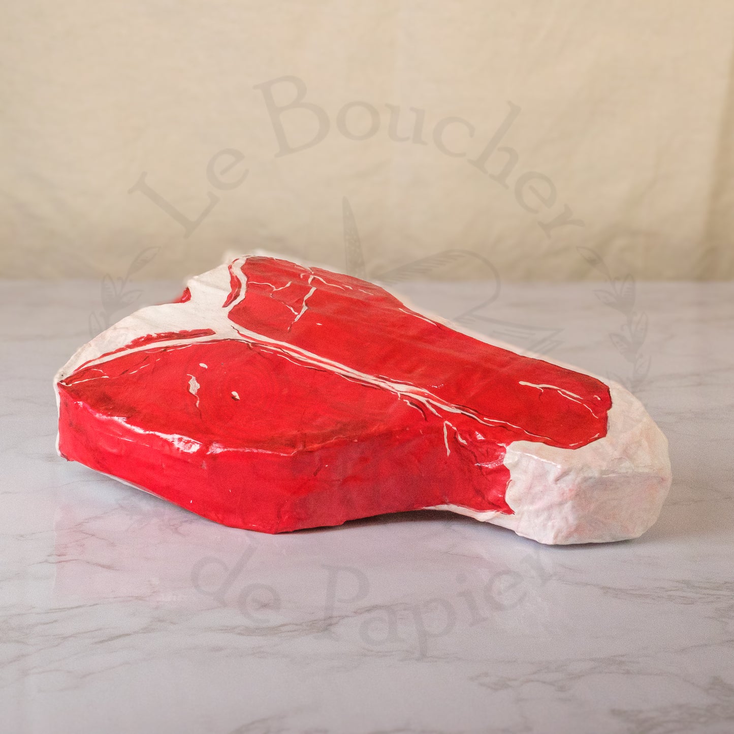 Papier Mâché Porterhouse Steak