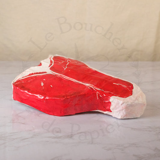 Papier Mâché Porterhouse Steak